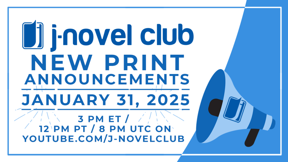 j-novel club live announcement of light novels and manga in print jan 31