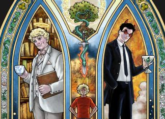 GOOD OMENS Kickstarter project severs ties with Gaiman Good Omens graphic novel featured