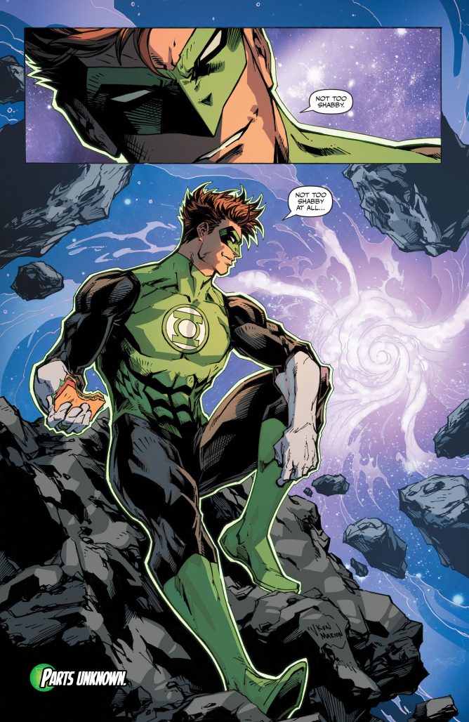 Green Lantern Fractured Spectrum 1 Hal and Sandwich