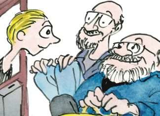 Jules Feiffer, legendary cartoonist, playwright, screenwriter and illustrator, dead at 95 Jules Feiffer 2011 self-portrait with Norton Juster and Milo from The Phantom Tollboth featured