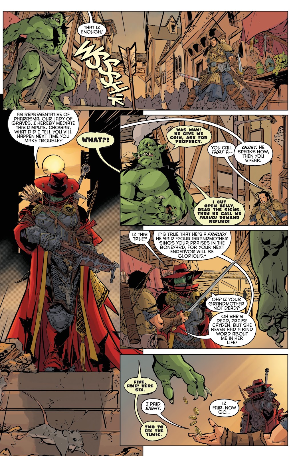 Pathfinder Dynamite Comics Preview