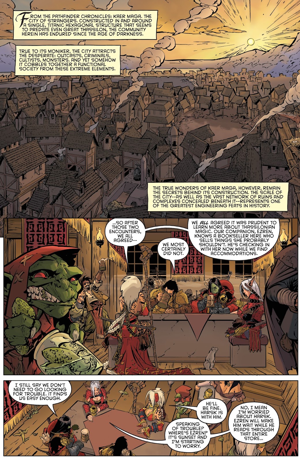 Pathfinder Dynamite Comics Preview