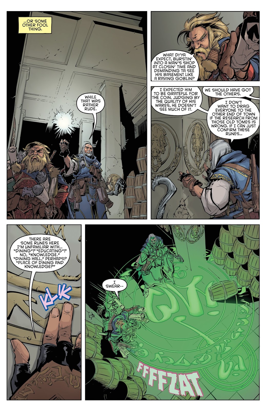 Pathfinder Dynamite Comics Preview