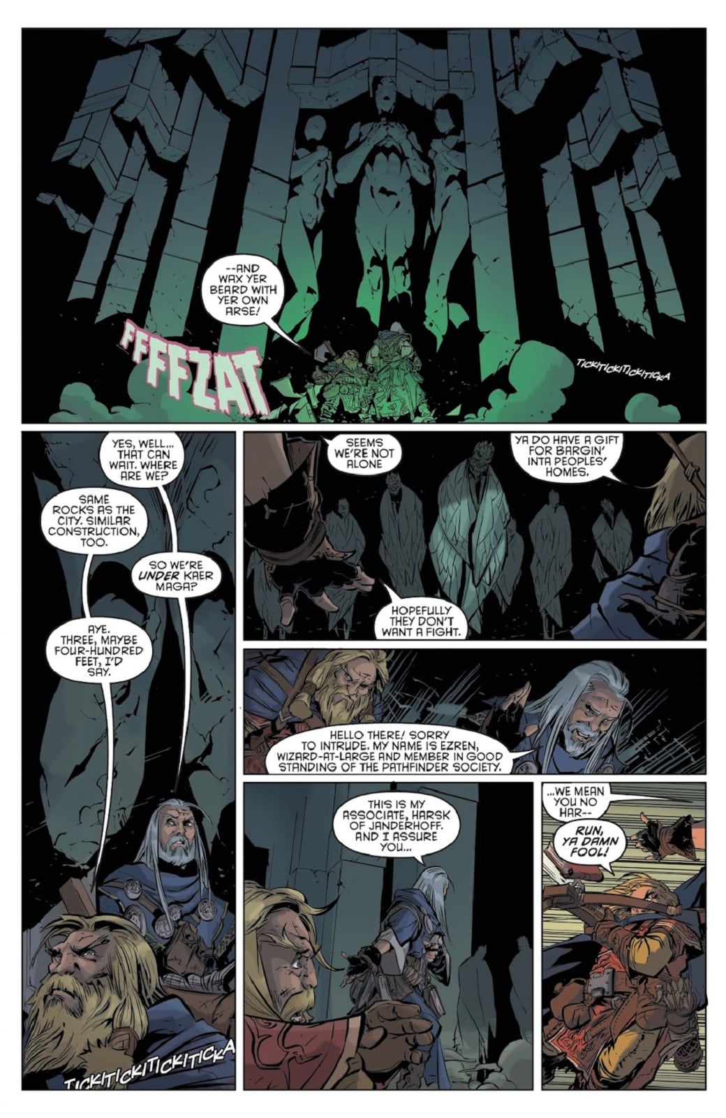 Pathfinder Dynamite Comics Preview