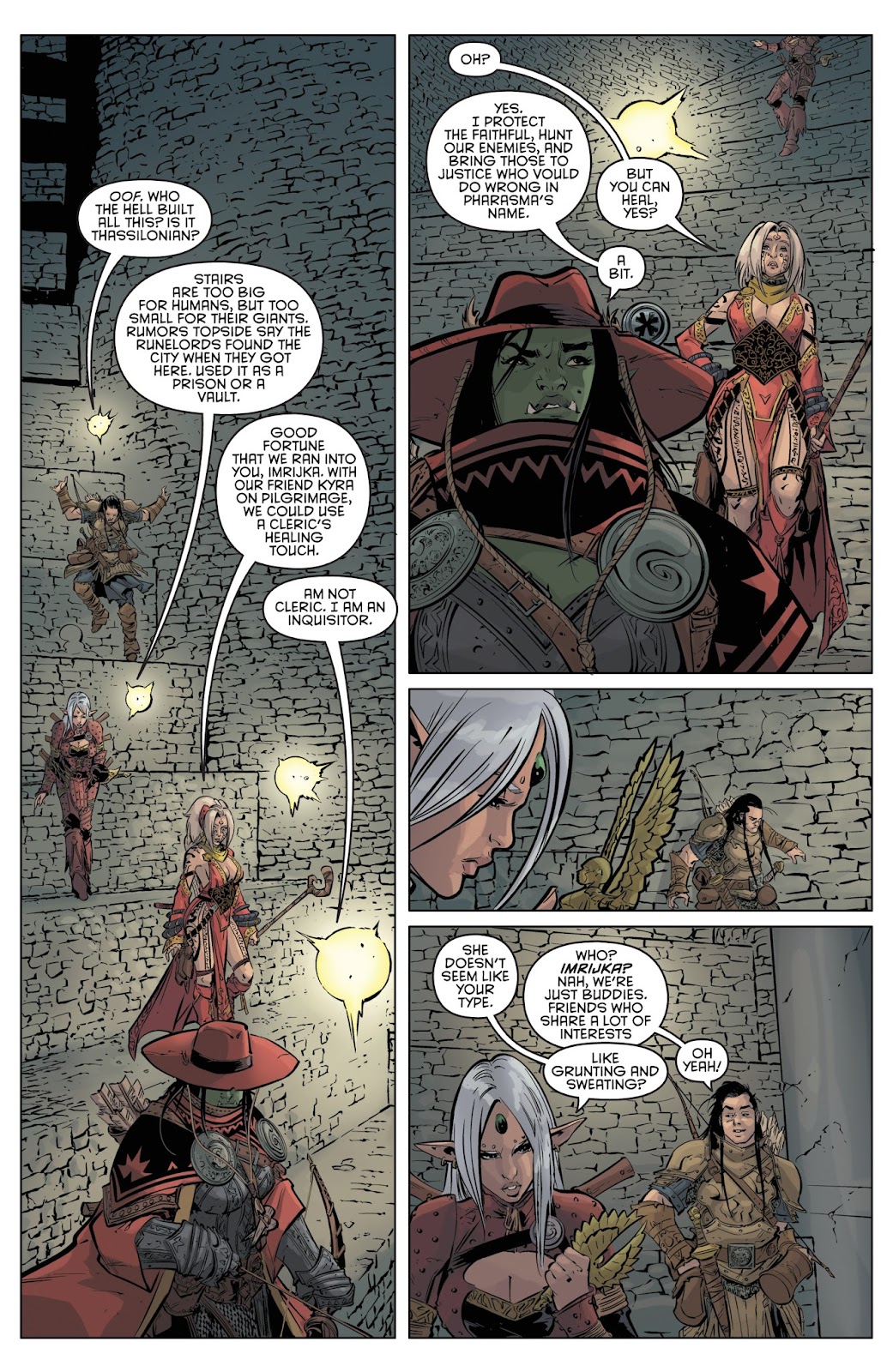 Pathfinder Dynamite Comics Preview