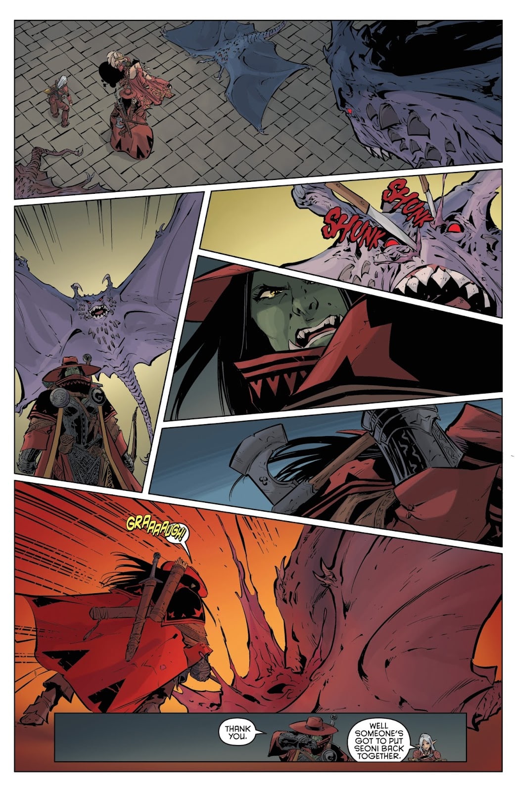 Pathfinder Dynamite Comics Preview