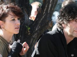 Gaiman and Palmer being sued for trafficking and assault Amanda Palmer Neil Gaiman Vienna 2011 photo by Manfred Werner recrop