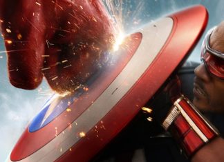 Movie Review: Captain America: Brave New World might be getting the MCU back on track The Red Hulk's fist is smashing against Captain America's shield, held by Anthony Mackie's Captain America.