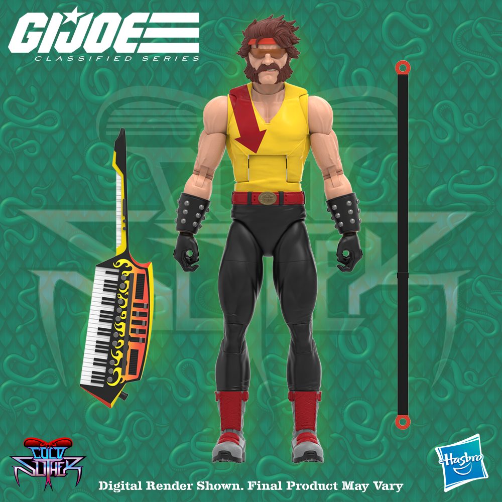 G.I. JOE Classified Series Dreadnoks Cold Slither Torch Digital Render