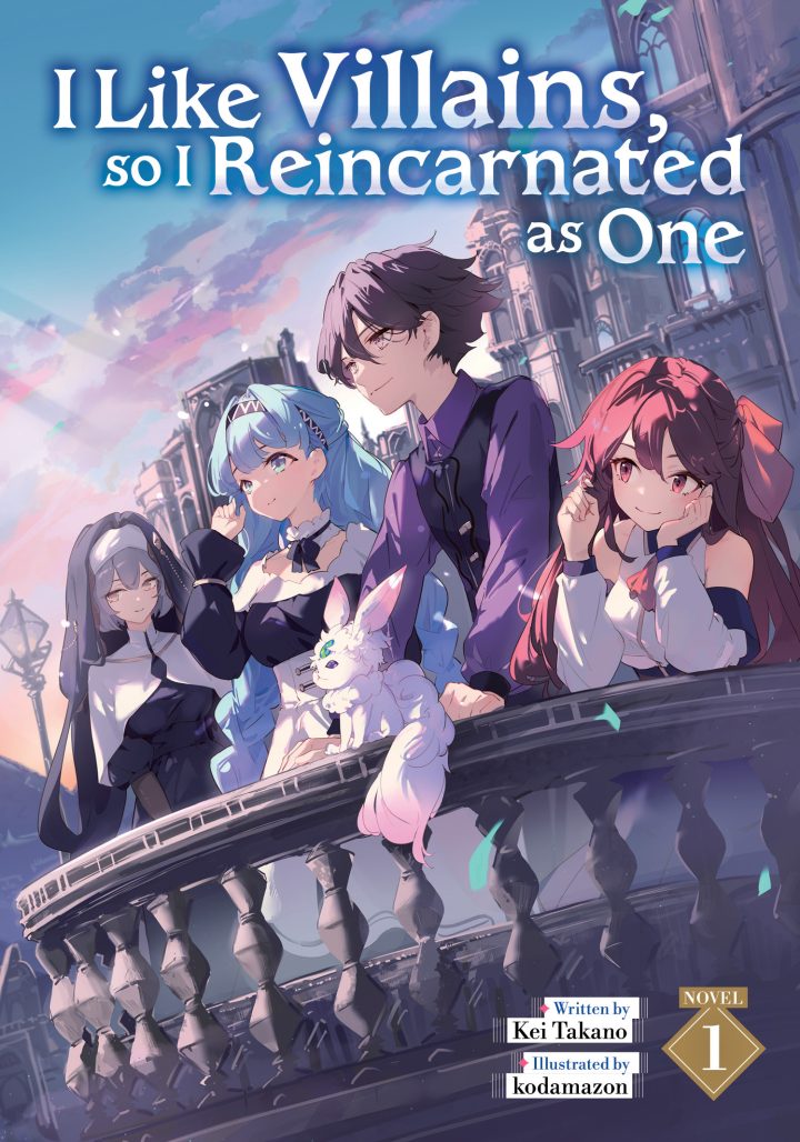 I Like Villains, so I Reincarnated as One light novel by Kei Takano and kodamazon from seven seas