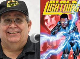 Meet Jenny Blake Isabella, the transgender creator of BLACK LIGHTNING L: Jenny Blake Isabella portrait. R: Black Lightening cover.