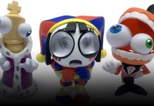Moose Toys reveals Amazing Digital Circus, Bluey and MrBeast for the 2025 Toy Fair! Vinyl figurines of Pomni, Kinger, and Caine made by Moose Toys