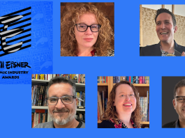2025 Eisner Judges announced: Conte, Helwick, Lemke, Manhoff and Versaci