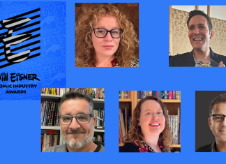 2025 Eisner Judges announced: Conte, Helwick, Lemke, Manhoff and Versaci
