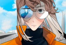 Beat’s Bizarre Adventure: Living through catastrophe i see you cover image. woman wearing large round glasses stares out at the reader. a grim reaper can be seen in the left lens.