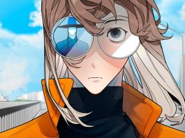 Beat’s Bizarre Adventure: Living through catastrophe i see you cover image. woman wearing large round glasses stares out at the reader. a grim reaper can be seen in the left lens.