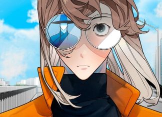 Beat’s Bizarre Adventure: Living through catastrophe i see you cover image. woman wearing large round glasses stares out at the reader. a grim reaper can be seen in the left lens.