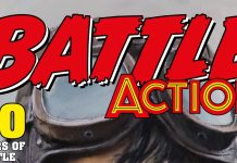 Torunn Gronbekk liked her new BATTLE ACTION story so much that she painted a cover for the issue