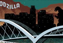 The GODZILLA VS AMERICA: LOS ANGELES one-shot is raising money for comic shops effected by the LA fires Godzilla Vs America