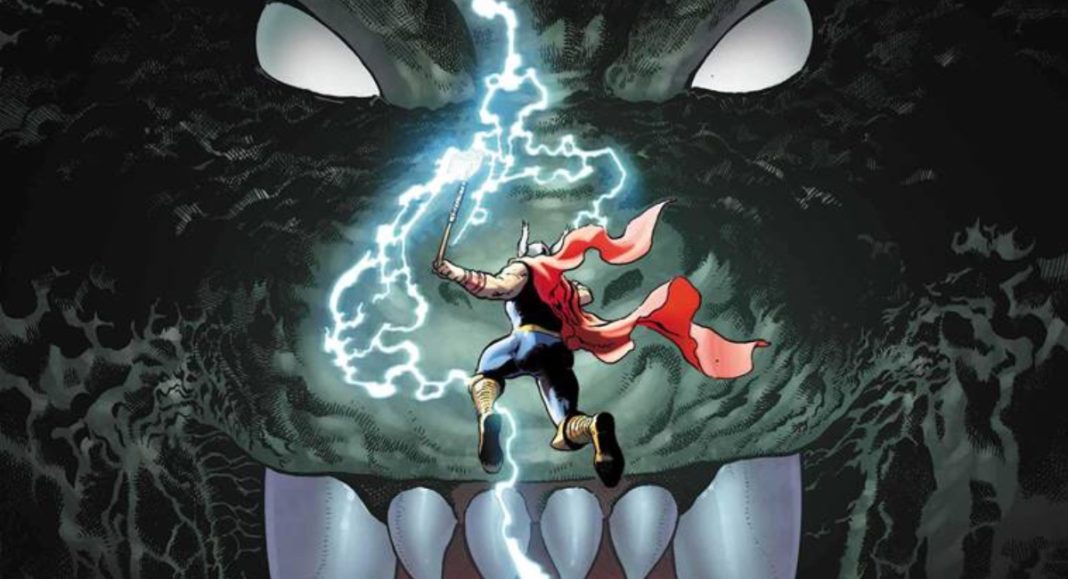Godzilla v Thor Cover Image