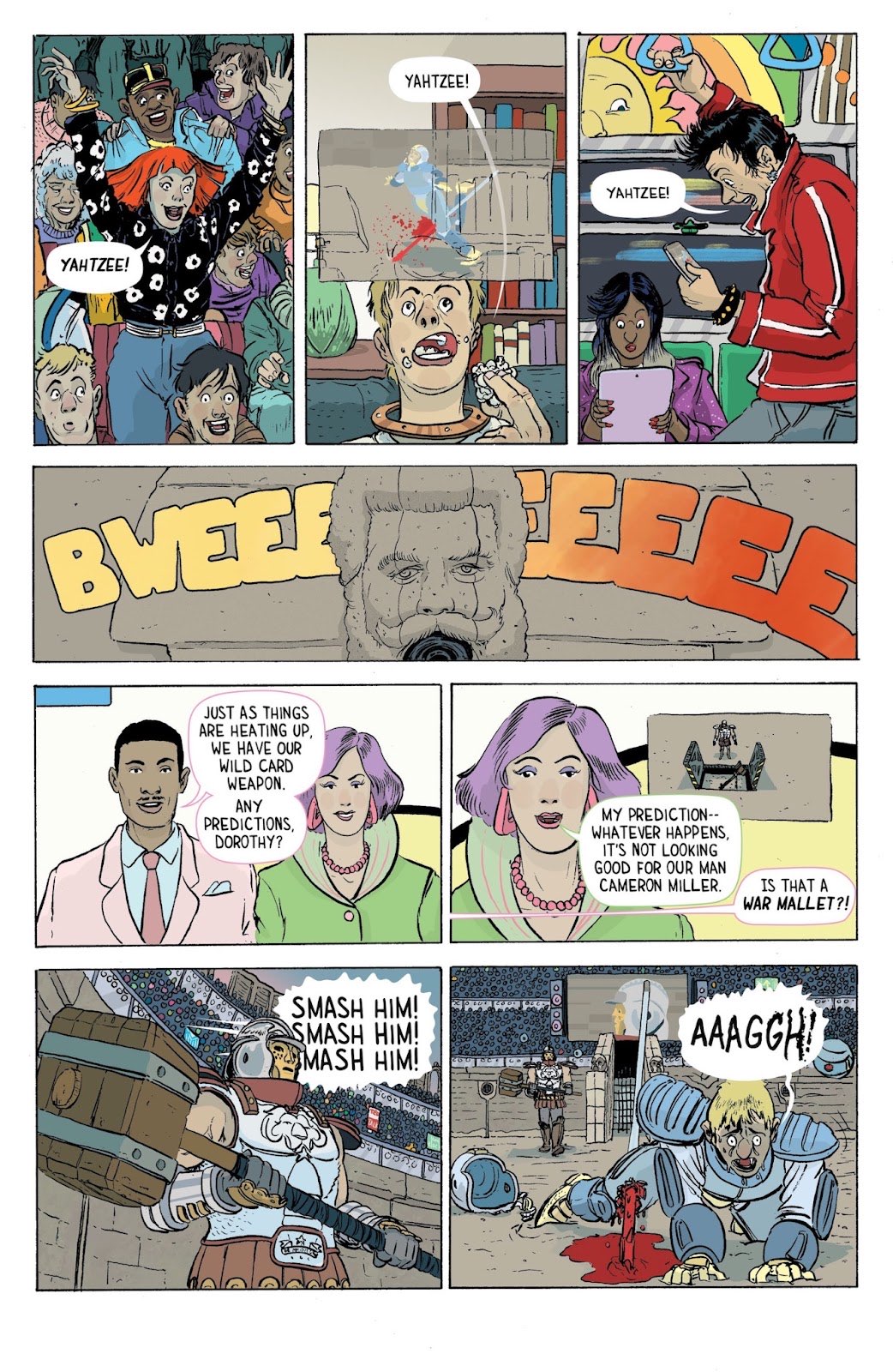 Panels from Free For All!