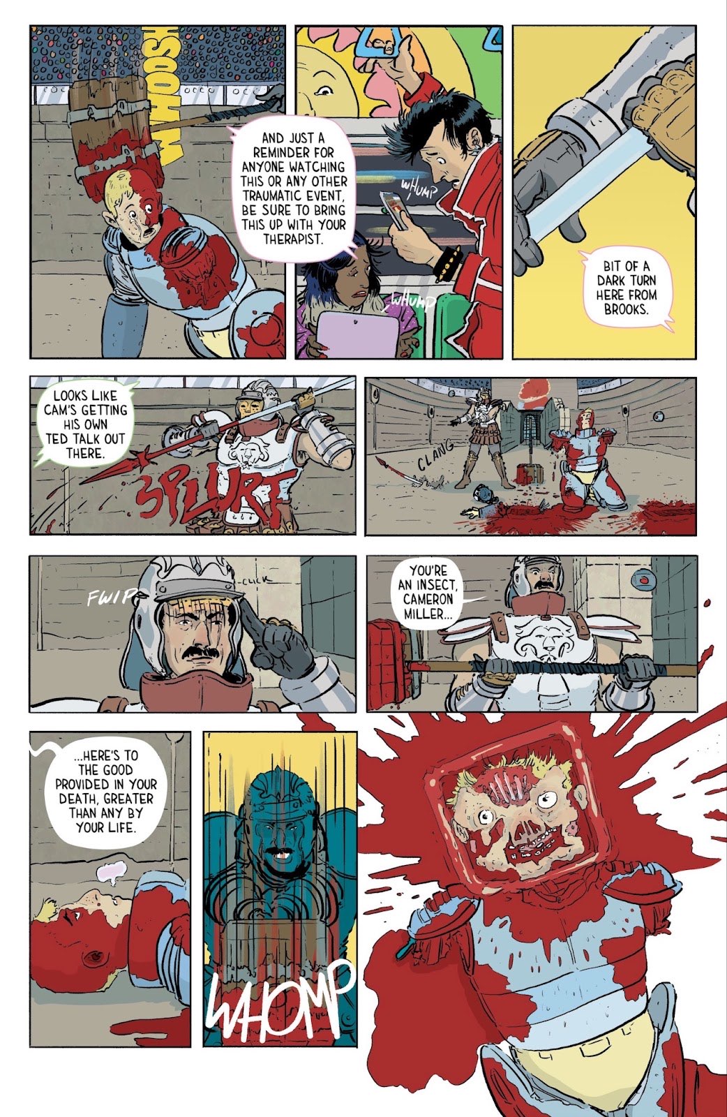 Panels from Free For All!
