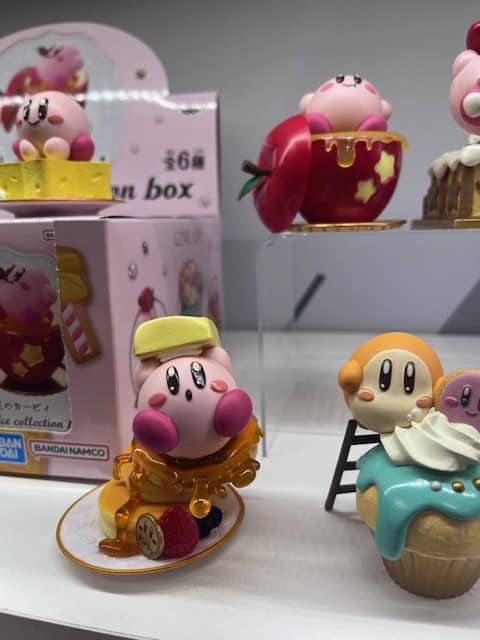 The cutest Kirby toys at the Bandai booth at Toy Fair