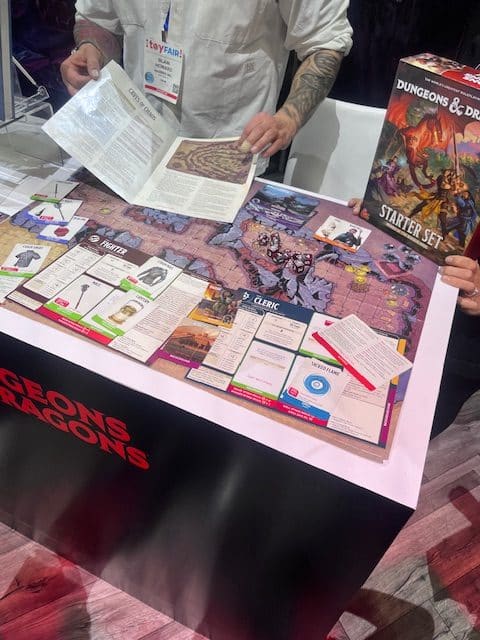 The 2025 Dungoons & Dragons Starter Set debuts at Toy Fair 2025