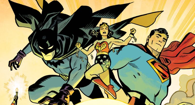 Mark Waid and a team of all-star artists tell a NEW HISTORY OF THE DC UNIVERSE