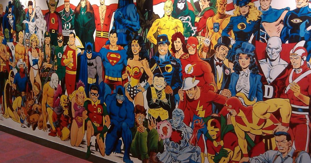 1700 broadway DC Comics mural