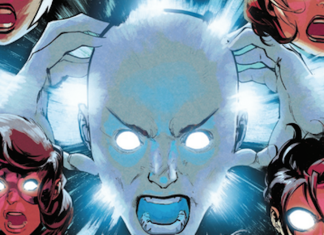 The Marvel Rundown: X-MANHUNT Roundtable Professor X screaming into the minds of various mutants.