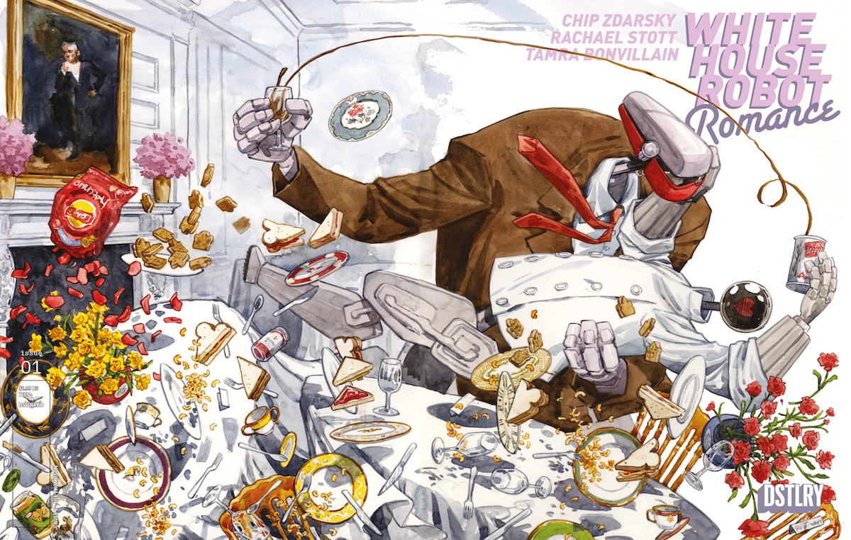 White House Robot Romance #1 Cover B by Jill Thompson