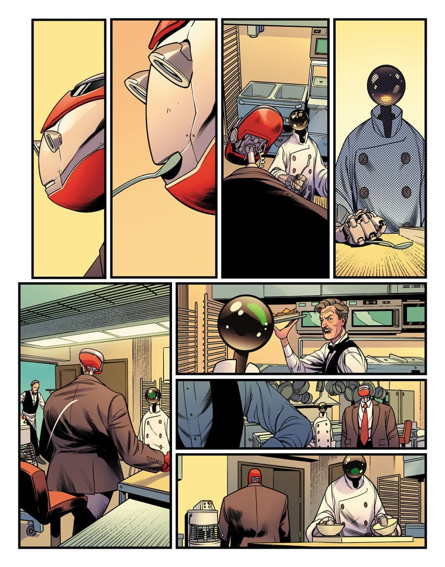 White House Robot Romance #1 Interior Art by Rachael Stott