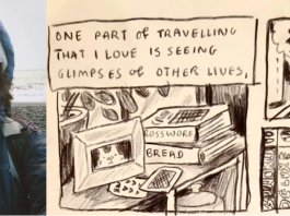 Cartoonist R.E. Burke returns to UK after three weeks in detention