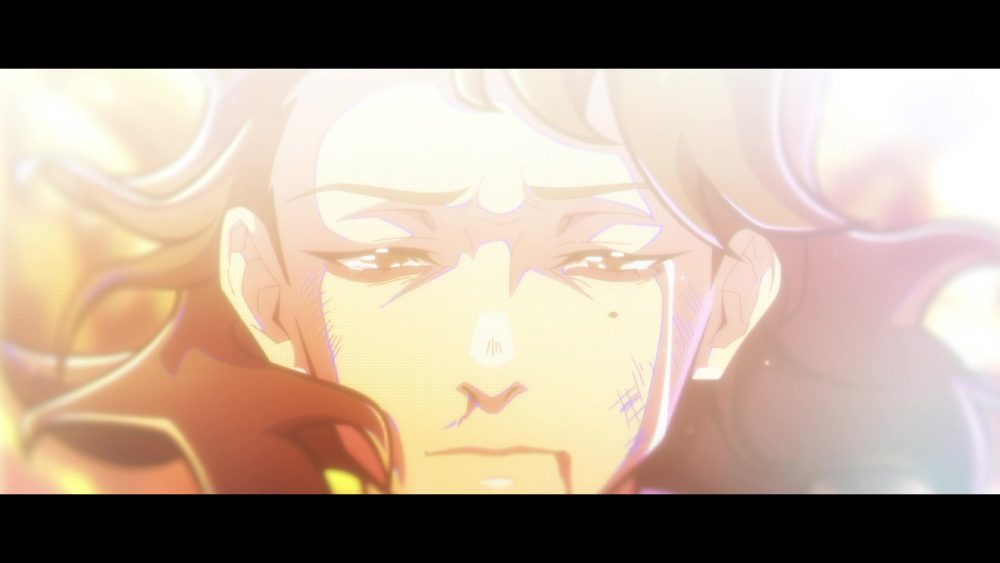 wreck, a sad and beautiful man bleeding from the mouth