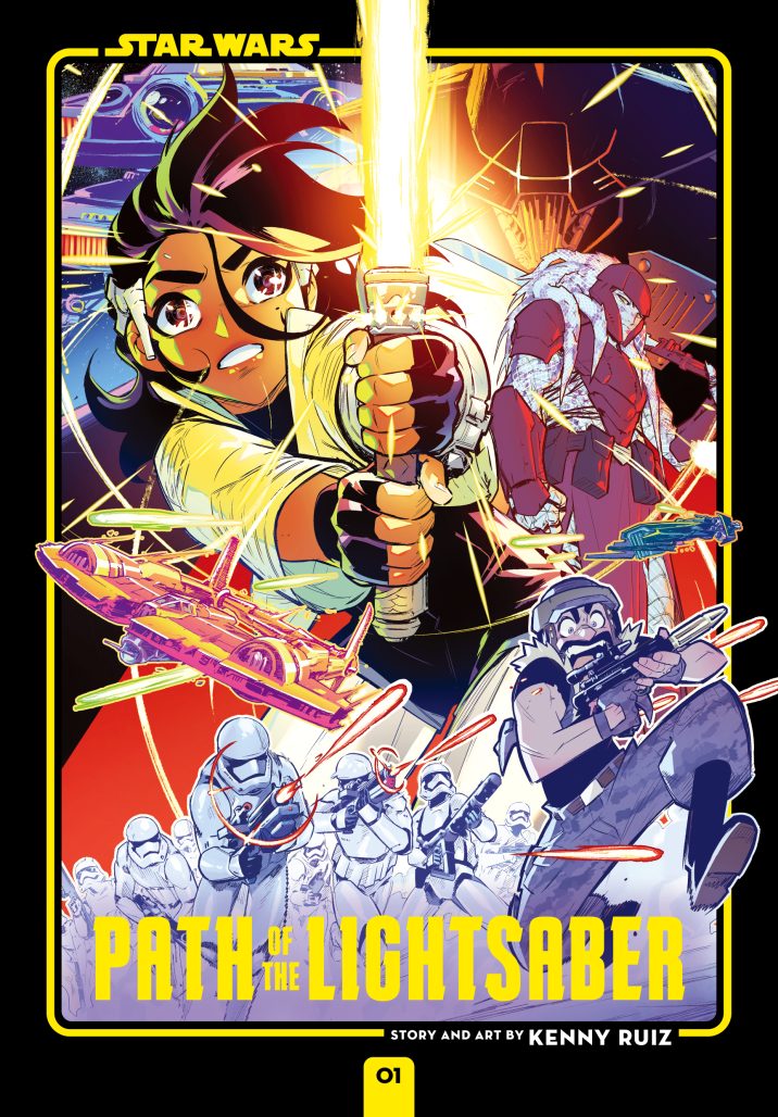 cover image for STar Wars Path of the Lightsaber manga by Kenny Ruiz