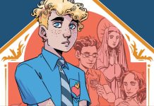 Graphic Novel Review: HEY, MARY! charmingly explores questions of faith and queer identity HEY MARY interview cover image