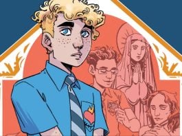 Graphic Novel Review: HEY, MARY! charmingly explores questions of faith and queer identity HEY MARY interview cover image
