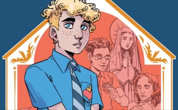 Graphic Novel Review: HEY, MARY! charmingly explores questions of faith and queer identity HEY MARY interview cover image