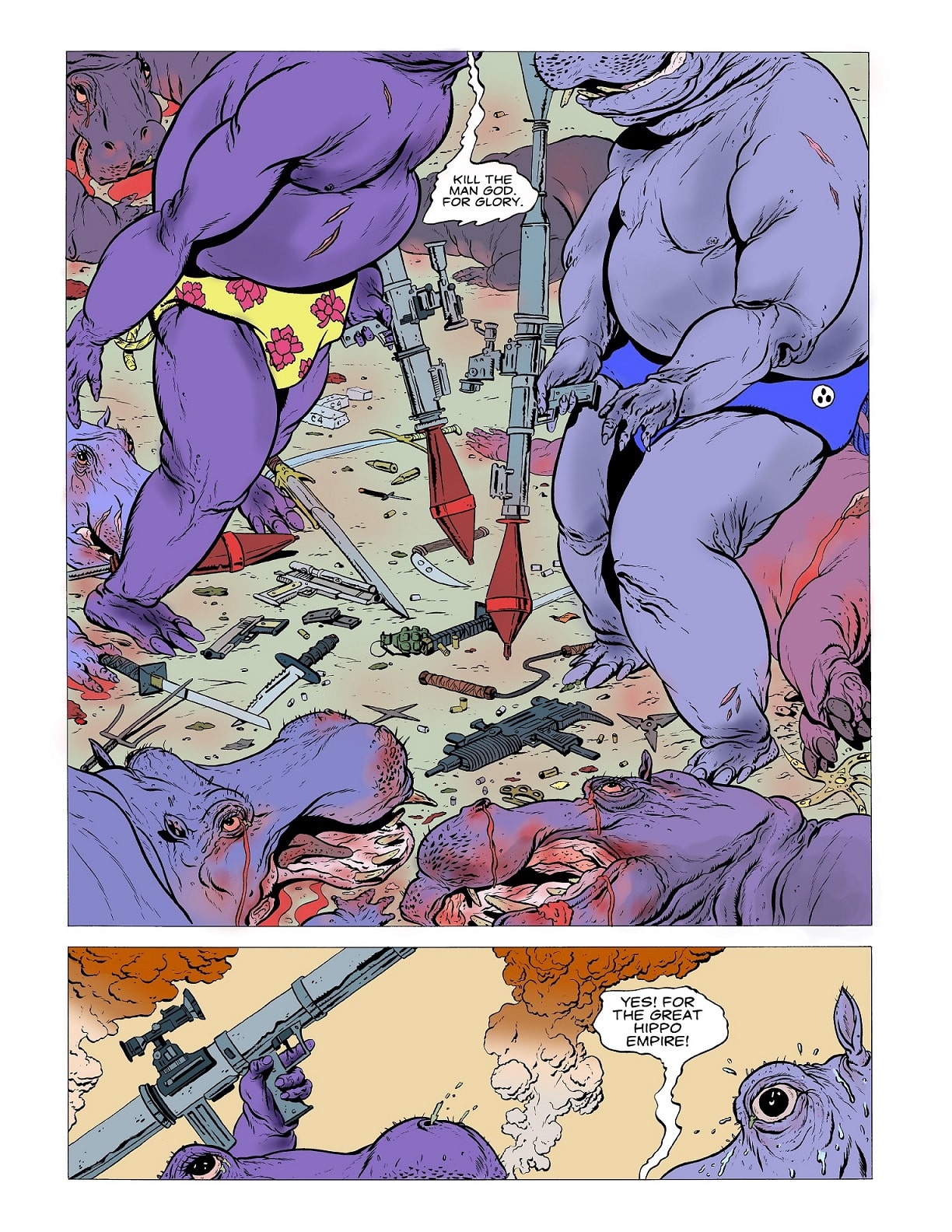 Cosmic Lion’s Family Fun Comics #18 Artwork
