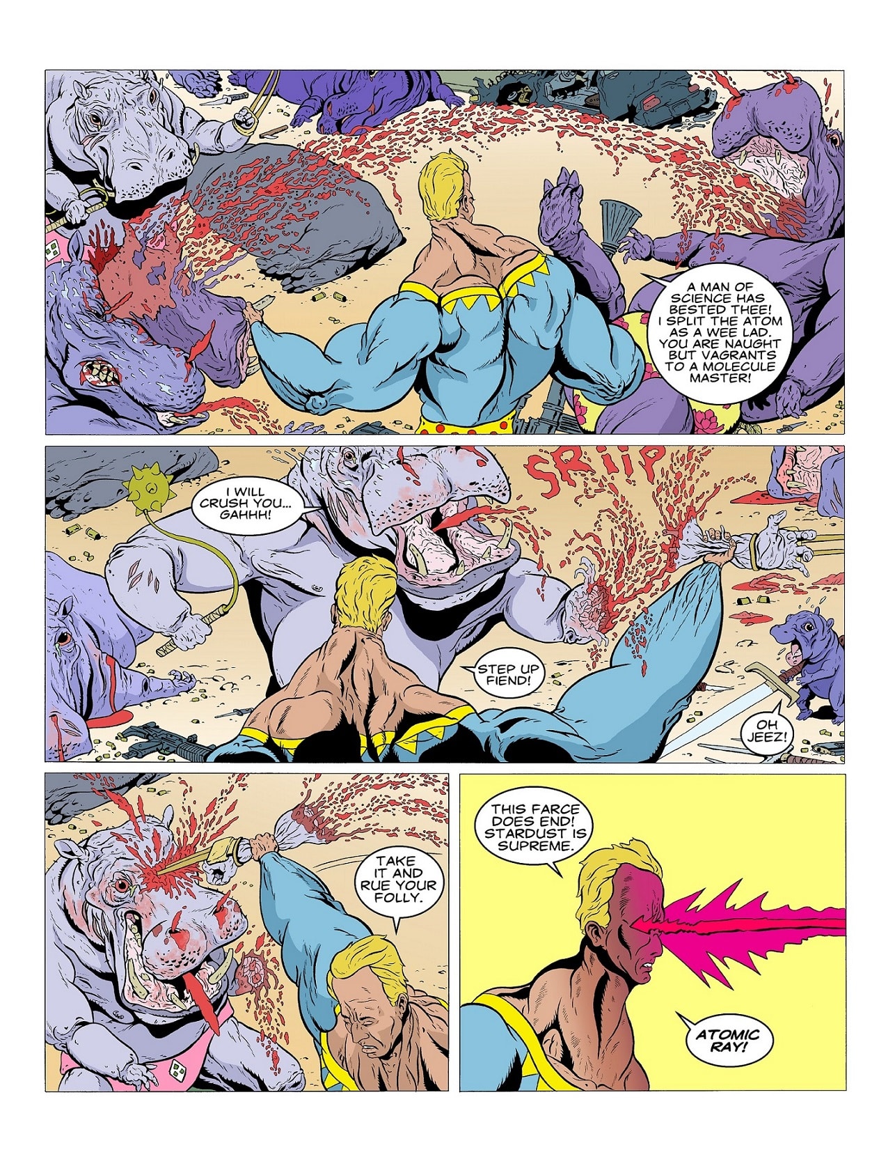 Cosmic Lion’s Family Fun Comics #18 Artwork