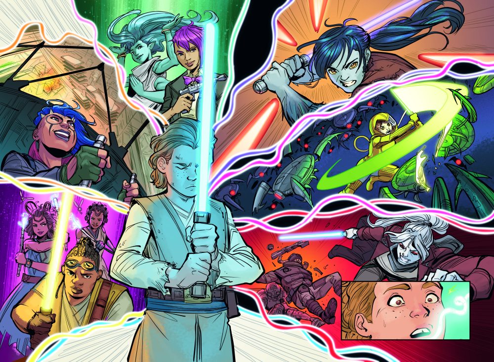 double page spread from Star Wars: The Battle of Eriadu