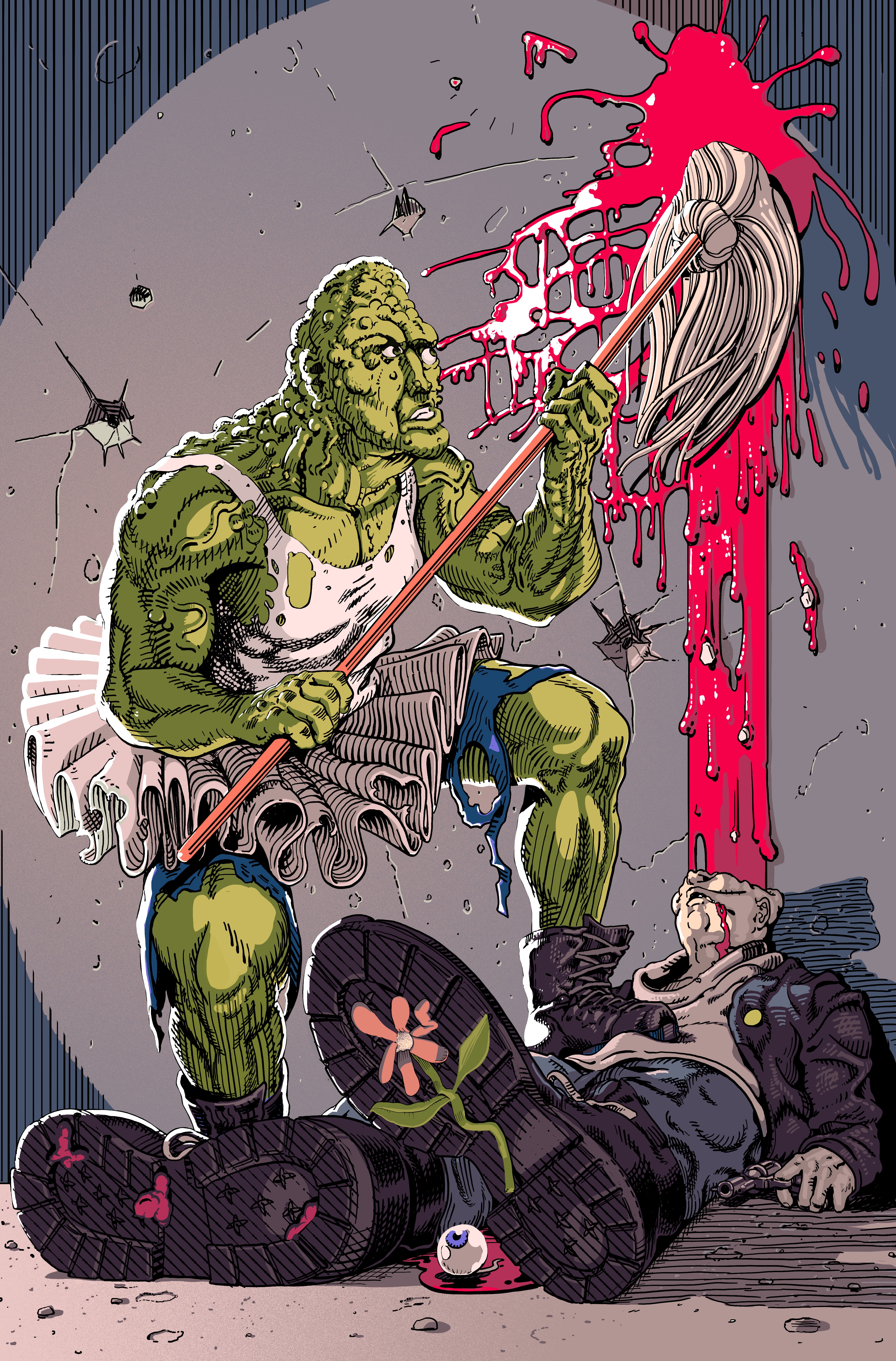 Toxic Avengers Pinup
