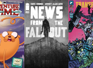 Wednesday Comics Reviews: A look at two very different licensed comics with ADVENTURE TIME #1 and TRANSFORMERS #19