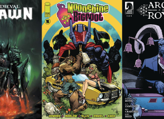 Wednesday Comics Reviews: Magical gambling, heavy metal Spawn, and a friggin’ Moonshine Bigfoot Moonshine Bigfoot