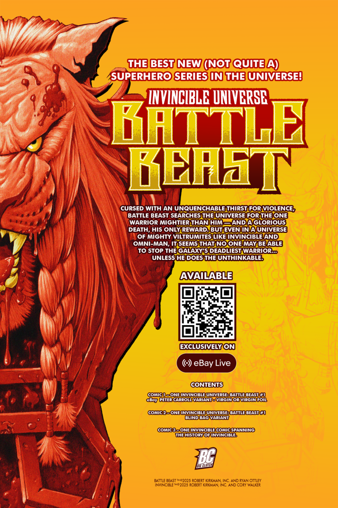 BATTLE BEAST comic trading packs