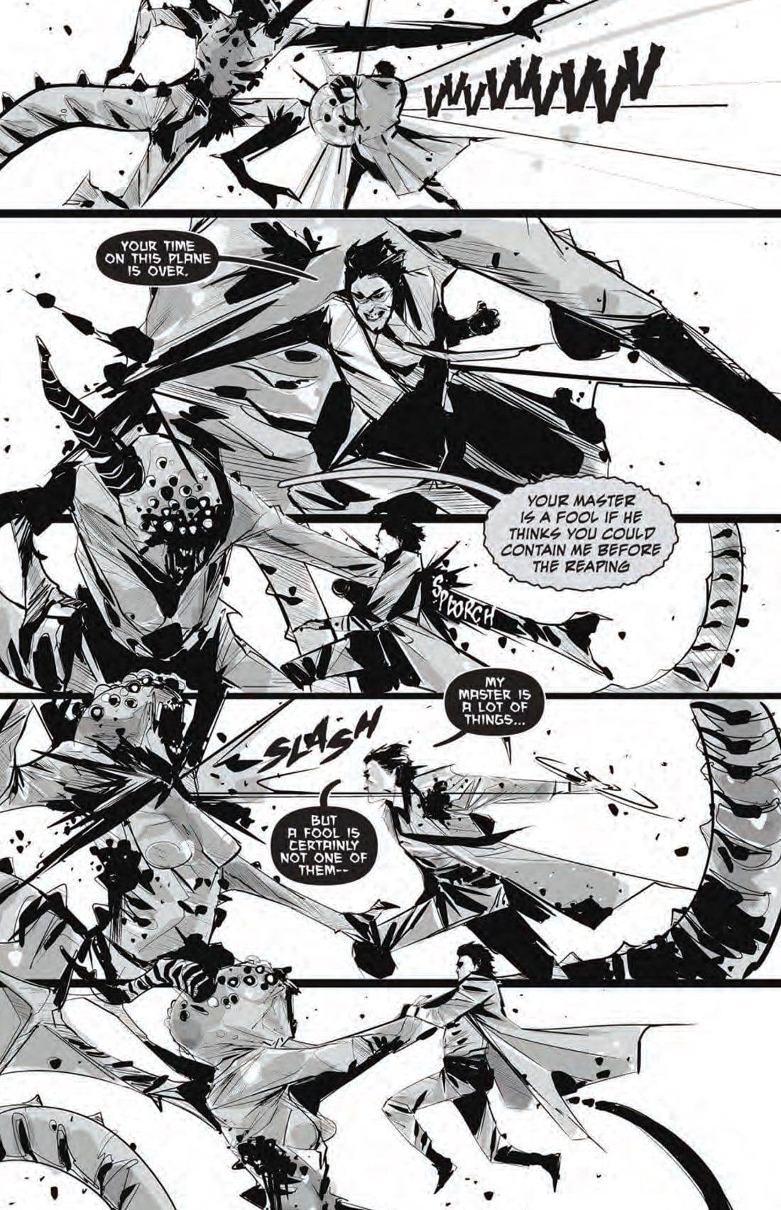 Page from Death's Immortal Hunter 