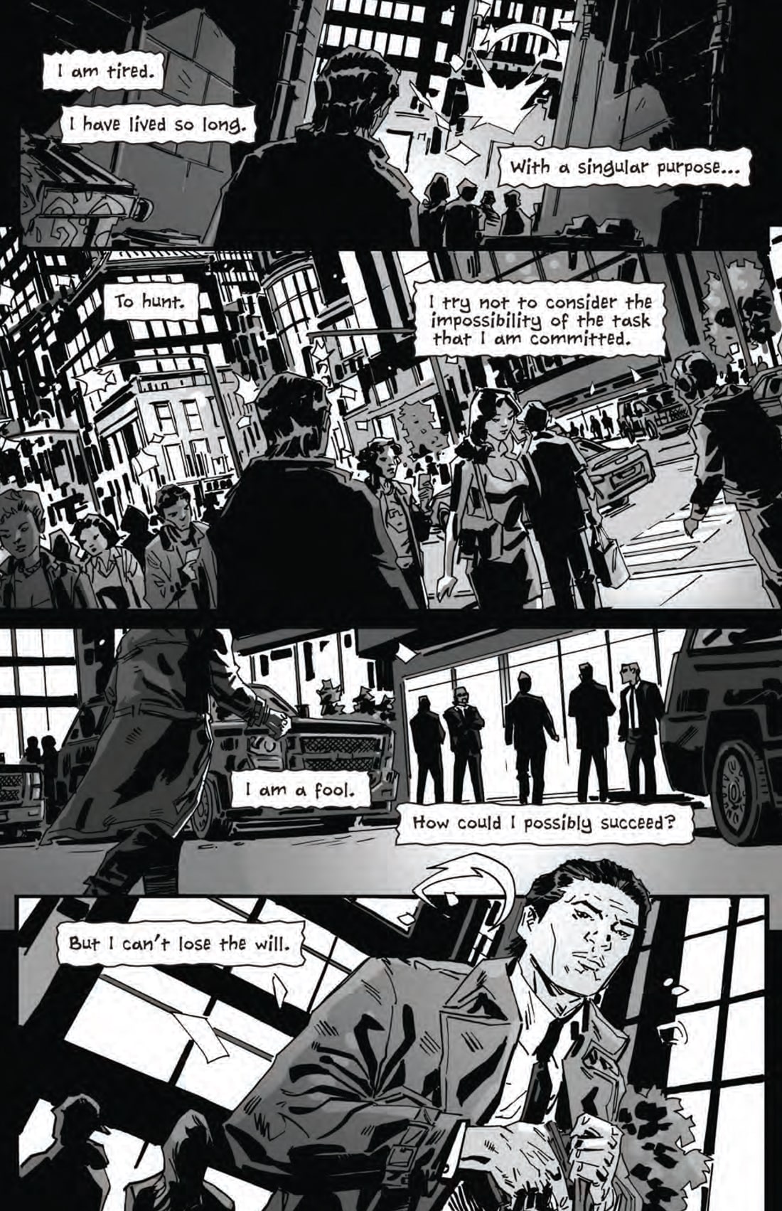 Page from Death's Immortal Hunter 