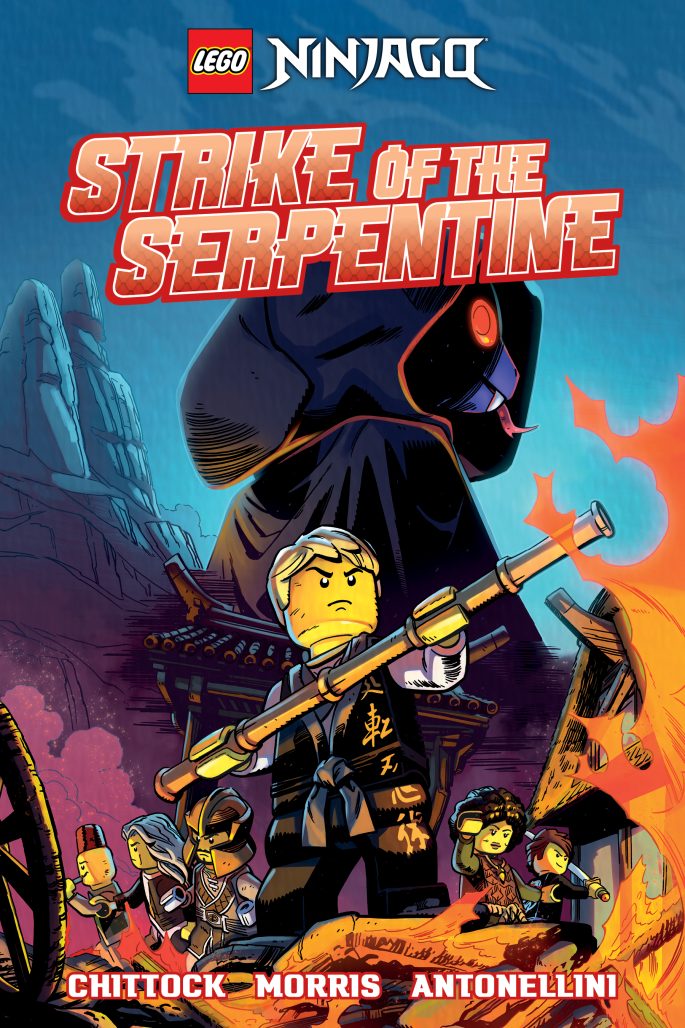 LEGO Ninjago: Strike of the Serpentine cover, by Will Morris