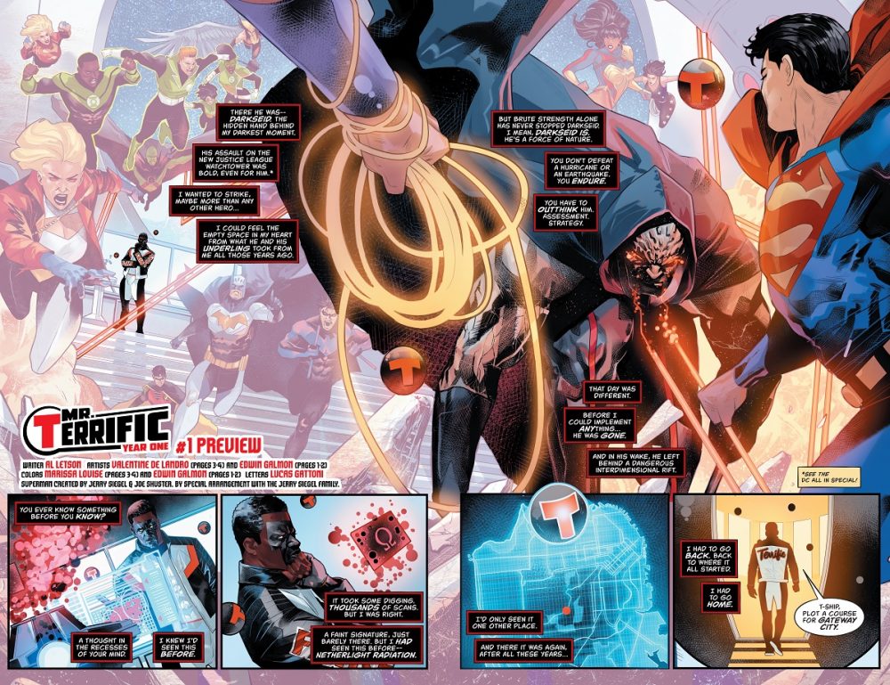 Mr. Terrific Year One miniseries